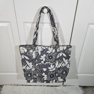 Vera Bradley Floral Gray Tote Bag